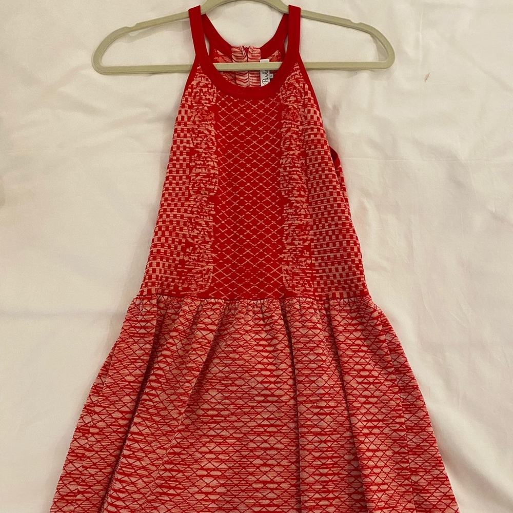 Parker halter fit flare dress, size small